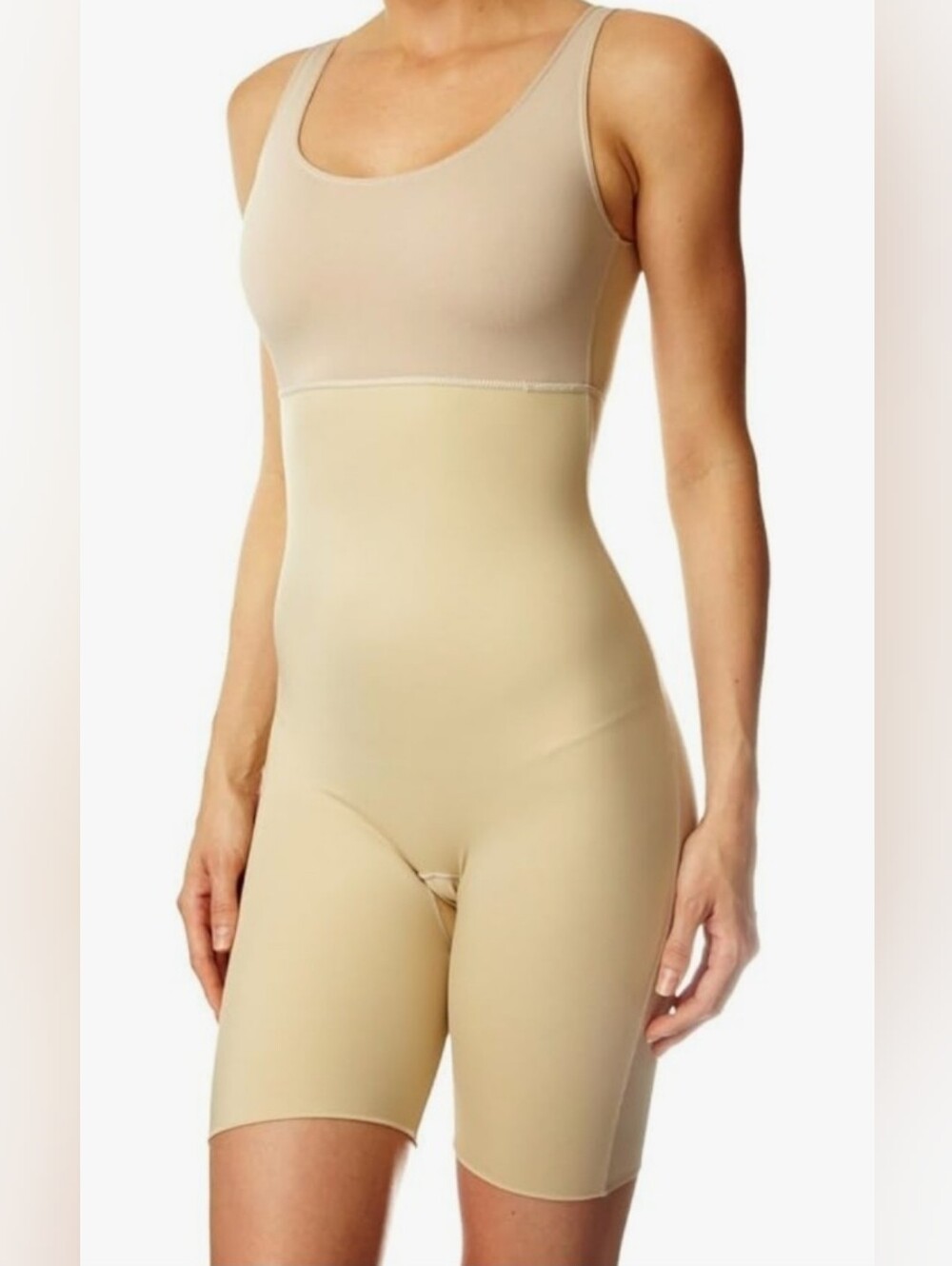 SPANX Beige Sculpting Full-Body Shaping Suit